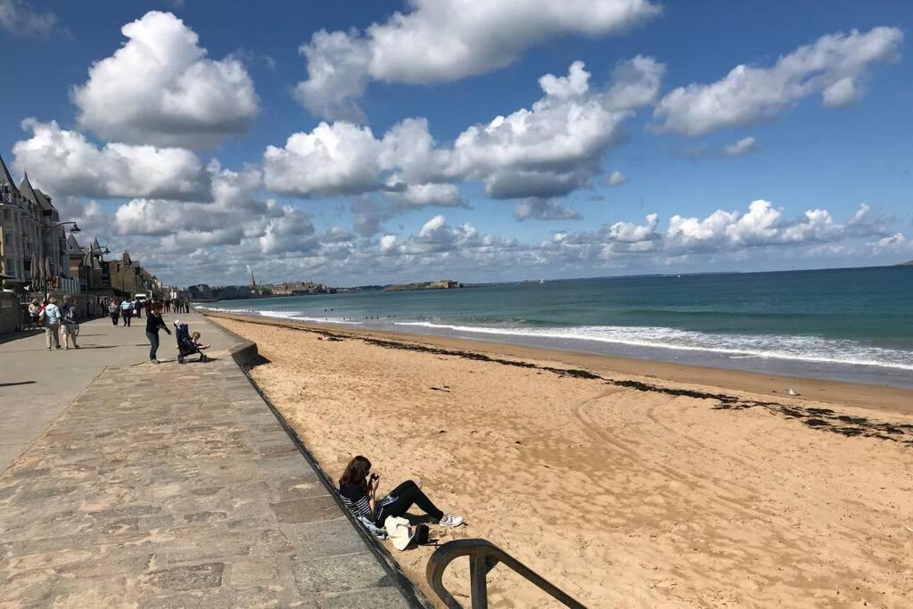 Ideal - Plage, Jardin & Jacuzzi, Proche Plage Et Thalasso - 1 A 6 Personnes Saint-Malo Exterior foto