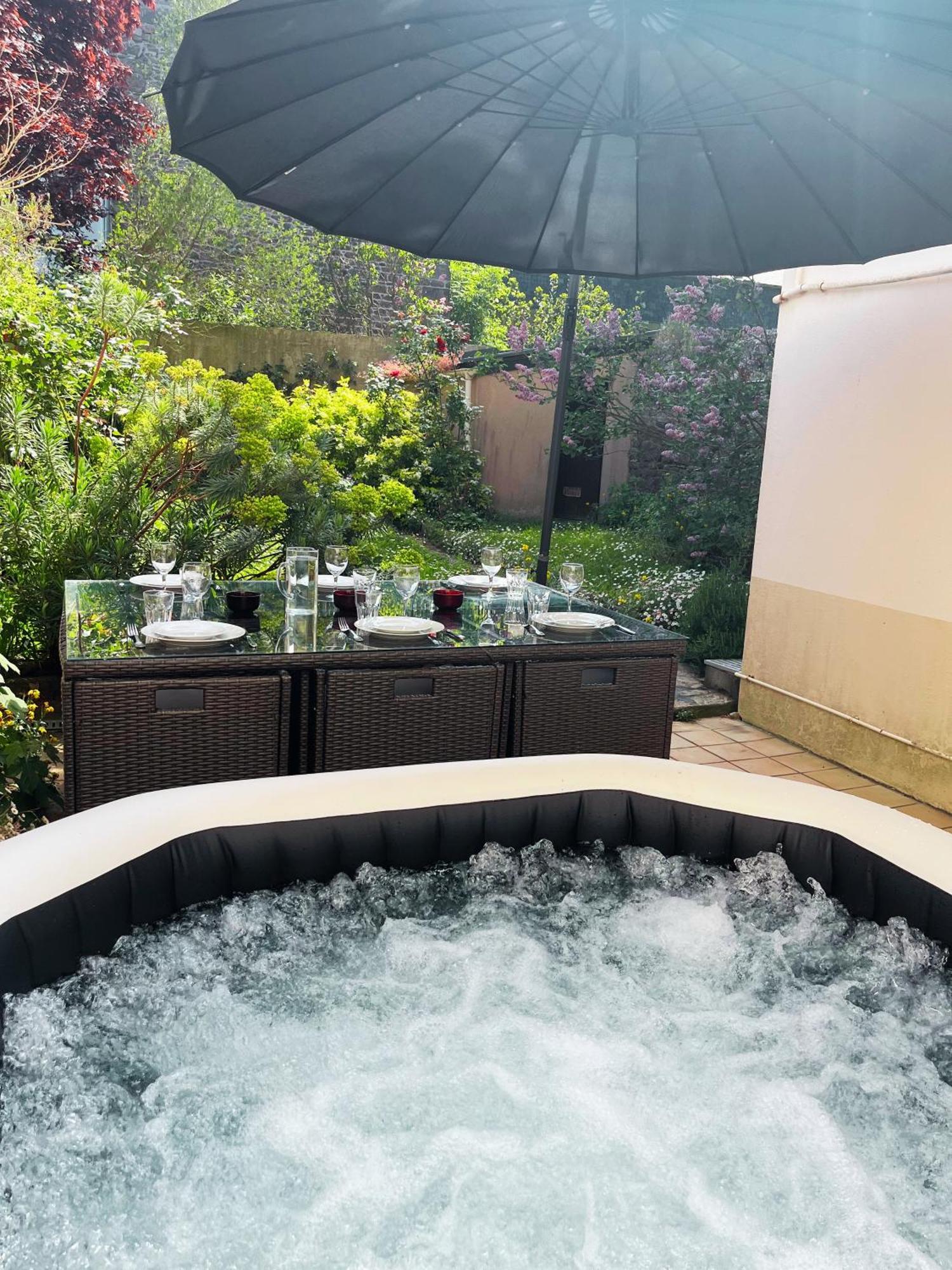 Ideal - Plage, Jardin & Jacuzzi, Proche Plage Et Thalasso - 1 A 6 Personnes Saint-Malo Exterior foto